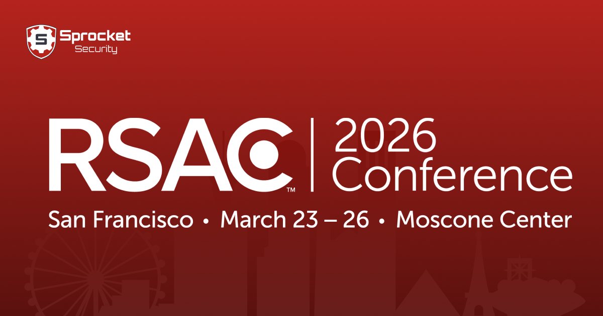 Sprocket Security Sponsors RSAC March 23 - 26 2026
