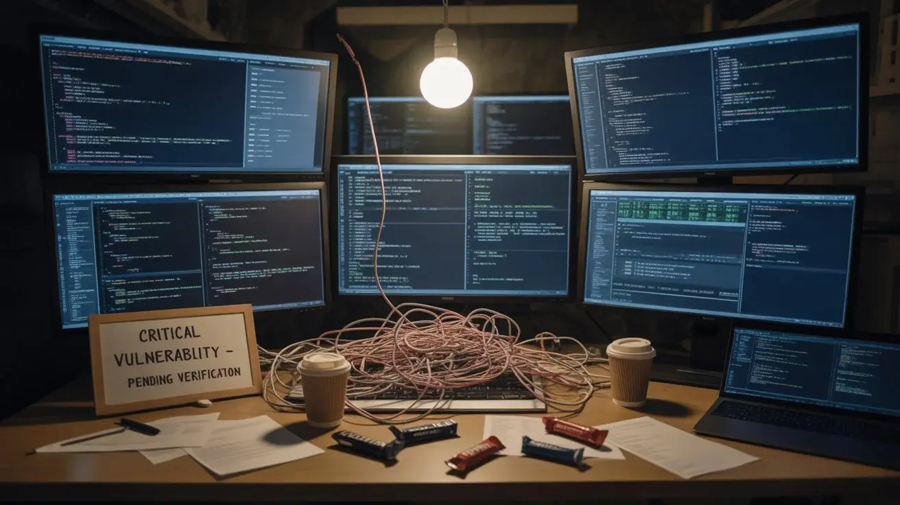 Cluttered Workstation
